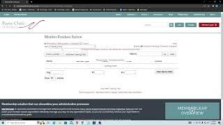 Member Database Overview 2023