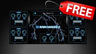 【Free!】Best Free Lofi virtual instrument VST Plugin of Rain & Thunder SFX? Rain Maker 2, Quiet Music