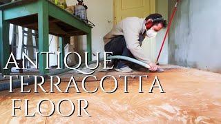 Cleaning ANTIQUE TERRACOTTA TILES / Cotto Lombardo