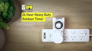 HPM 24 Hour Heavy Duty Outdoor Timer