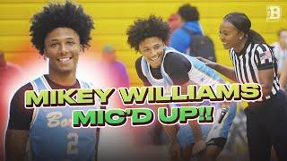 We MIC'D up 2023 Five-Star Mikey Williams!! 