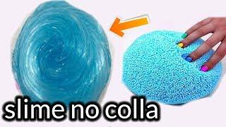 COME FARE LO SLIME SENZA COLLA! FUNZIONA!! SOLO CON DUE INGREDIENTI! |TheAudrina17