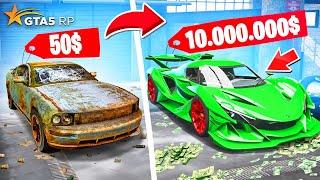 ENG ARZON MASHINALARADA TUNING SHOU! 50.000$ MASHINALAR - GTA 5 RP ROCKFORD