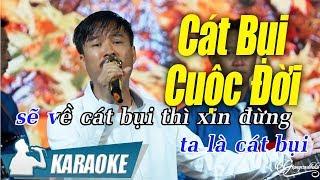 Cát Bụi Cuộc Đời Karaoke Quang Lập (Tone Nam) | Nhạc Vàng Bolero Karaoke