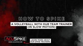 How to Spike a Volleyball (in Slow Motion)