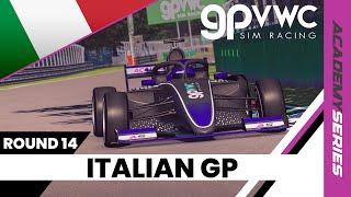 2024 Academy Italian Grand Prix | ROUND 14 | GPVWC Sim Racing