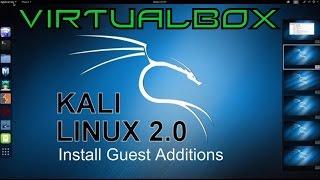 Kali 2.0 - VirtualBox Guest Additions Install