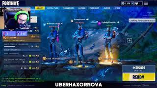 UberHaxorNova joins ImmortalHD's Fortnite game too yell at him (Funny Stream Highlight)