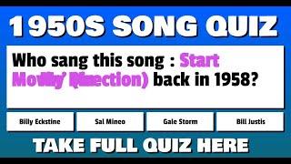 1950s Song Quiz