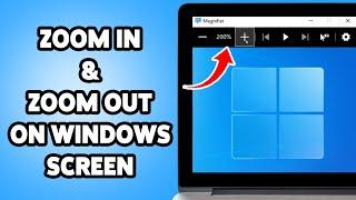 How To Zoom In & Zoom Out On Windows Screen 2024 | Windows Display Guide