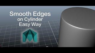 Hard Surface Modeling in Maya Smooth Edges The Easy Way