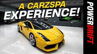 Driving into a CarzSpa Experience | PowerDrift