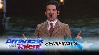 Colin Cloud: Mind Reader Predicts Your Tweets - America's Got Talent 2017