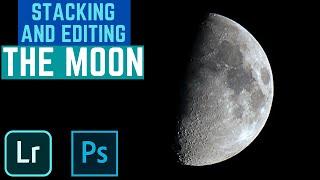 How To Edit The Moon | Stacking In Photoshop