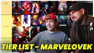 TIER LIST MARVELOVEK S @Vidrail