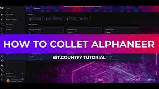 Bit.Country Tutorial - How to Collect  AlphaNEER