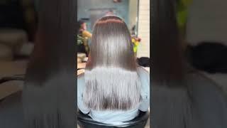 Permanent hair straightening by hair castle