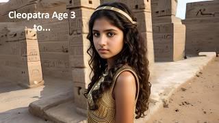 Age 3 to 100 If Cleopatra had an iPhone AI time-lapse #portrait #timelapse