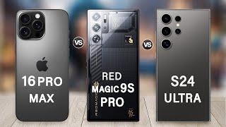 iPhone 16 Pro Max Vs Red Magic 9S Pro Vs Samsung S24 Ultra Specs Review