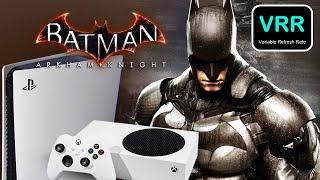 PS5 com VRR vs XBOX SERIES S | Comparativo no Batman Arkham Knight