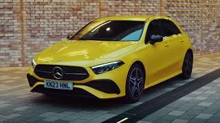 2023 Mercedes-Benz A-Class Interior Design in Yellow