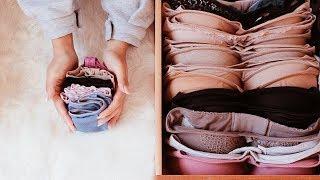 BRA101 PT 15 How to FOLD + STORE Bras & Panties like a VS Employee | INMYSEAMS