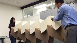 Paper Tubes Make Stiff Origami Structures