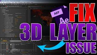 The 3d layer Disappears in After Effects | Quick Fix