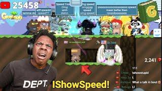 IShowSpeed Playing Growtopia .... (RAGE QUIT)  - Growtopia