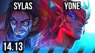 SYLAS vs YONE (MID) | 66% winrate, 6 solo kills, 44k DMG, 18/5/8 | VN Diamond | 14.13