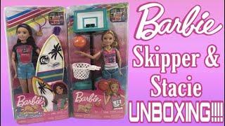 Barbie Skipper & Stacie Dreamhouse Adventures Doll Unboxing!!!!