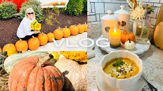 October VLOGОсінній декор на кухні Овочева фермаКрем-суп з гарбуза 