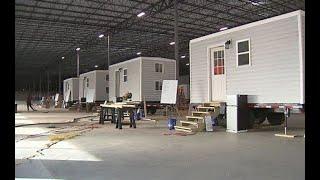 Lowe's giving away tiny homes to Hurricane Helene victims! #alternativeliving #tinyhouse