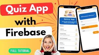 ONLINE Quiz App with FIREBASE  | Android Studio Tutorial | 2024