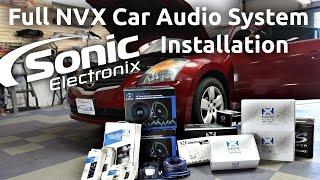 Car Audio Installation - 2008 Nissan Altima Full NVX System - Speakers, Subs + more