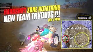 Hardshift Zone Rotations With New Team Tryouts  | iPhone 13 Pro Lag issues | IGL POV | BGMI 