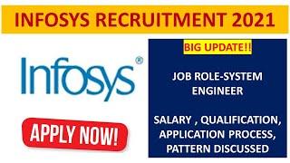 INFOSYS RECRUITMENT 2021 I ELIGIBILITY, APPLICATION PROCESS I SYSTEM ENGINEER I INFOSYS JOBS