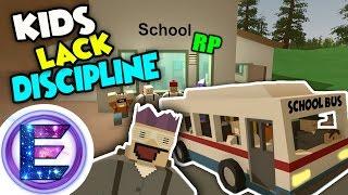 SCHOOL RP - Kids lack discipline - Be Quiet - Unturned Roleplay ( Funny Moments )