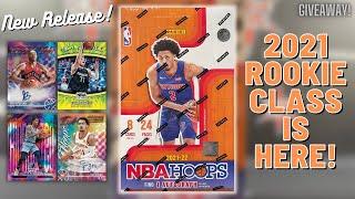 New Release: 2021/22 Panini NBA Hoops Hobby Box Opening! FINALLY 2021 ROOKIES! *GIVEAWAY*