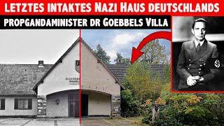 Goebbels Villa letzte intakte Nazi Größen Villa der Welt Inside Goebbels Privat