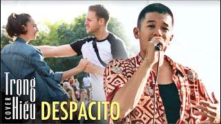 TRONG steals guy`s girlfriend when singing "Despacito" in Mauerpark, Berlin