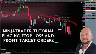 NinjaTrader Tutorial - Placing Stop Loss & Profit Limit Orders