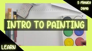 5 Minute Demo: Intro to Painting | Choice-Based Art Education