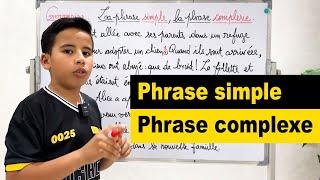 La phrase simple et la phrase complexe