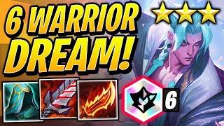 The 6 WARRIOR DREAM w/ 3 STAR YONE! | TFT 12.14 Guide | Teamfight Tactics Set 7 | Best Ranked Comps