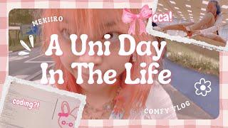 comfy vlog: uni day in my life as a design student at NTU, ADM — class, errands and cca