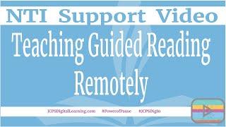 Teaching Guided Reading Remotely