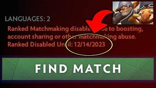 I got 365days banned from Valve Because of Techies Hero...