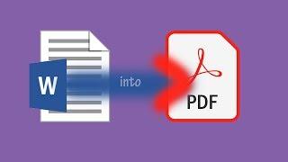 How to Convert docx to PDF - 2 ways