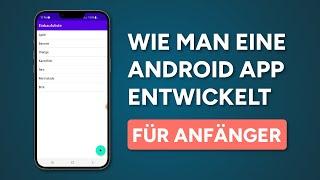 Android App mit Kotlin erstellen in 60 Minuten - Tutorial Deutsch